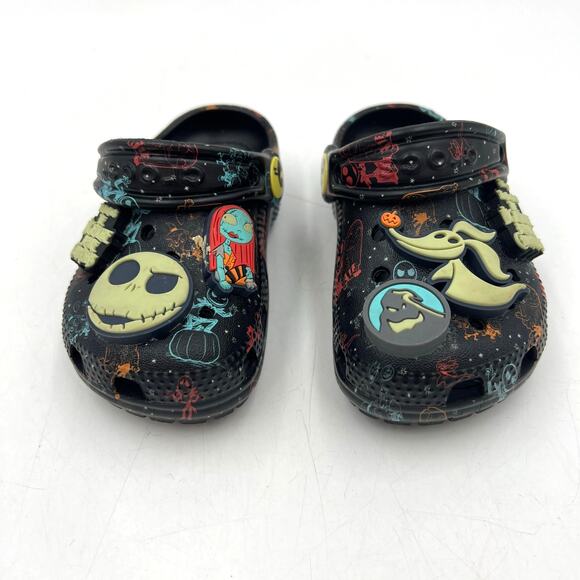 Crocs x Child Disney The Nightmare Before Christmas Glow in The Dark Clog Black - Picture 2 of 6